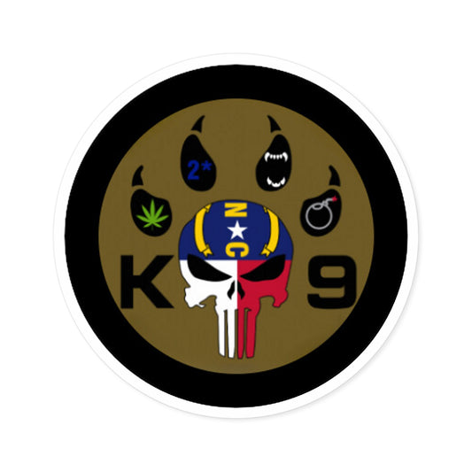 NC K9 - Round Stickers, Indoor\Outdoor