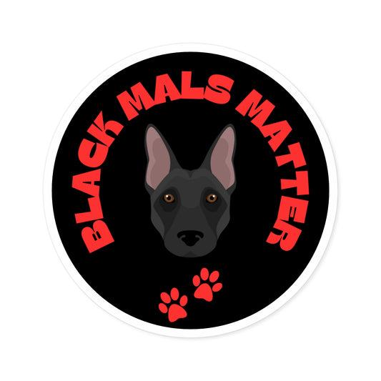 Black Mals Matter Sticker