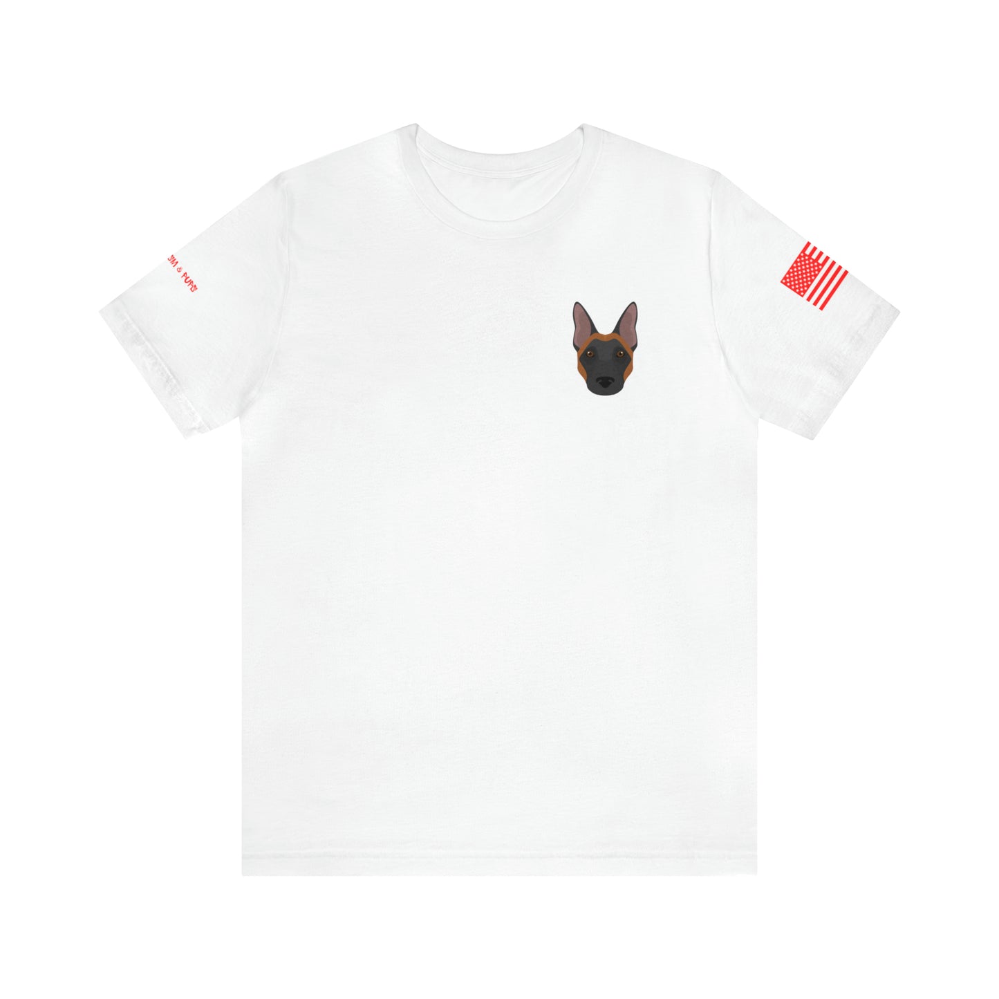 Mal Patriotism & Pups Jersey Short Sleeve Tee